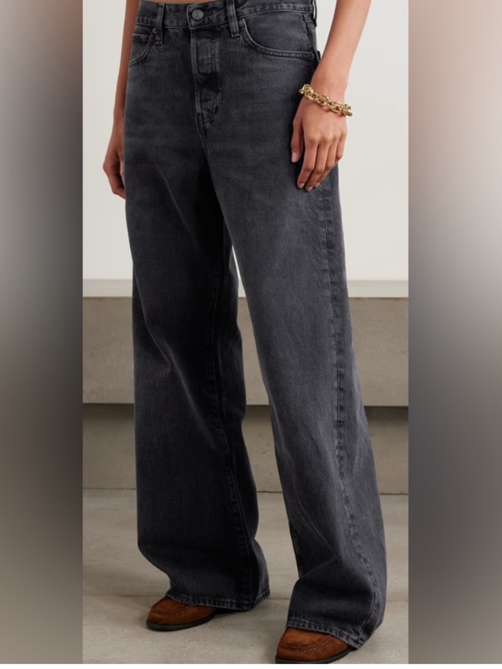 Frame Denim Womens Le Slouch Low Rise Straight-Leg Jeans 100% Cotton Size 30 NWT